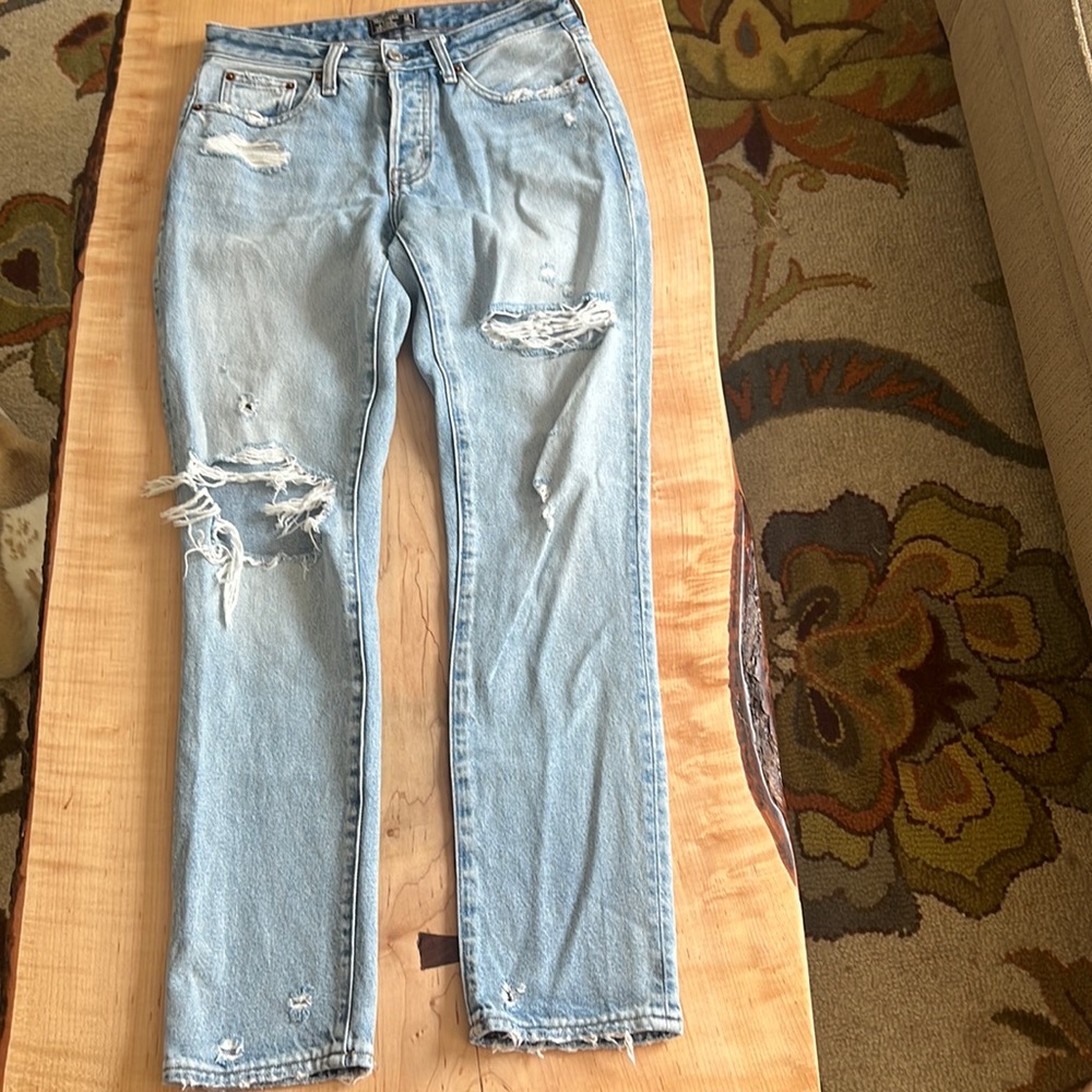 Abercrombie & Fitch Low Rise Slim Boyfriend Jeans
